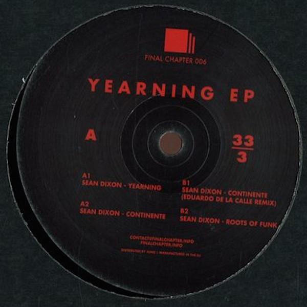 Sean Dixon (3) - Yearning EP