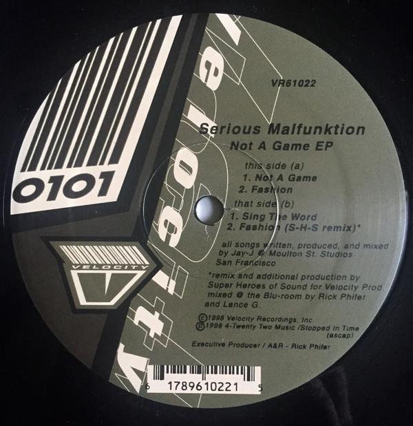 Serious Malfunktion - Not A Game EP