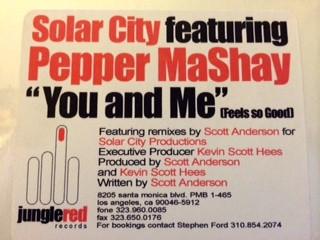 Solar City, Pepper Mashay - You And Me (Feels So Good)