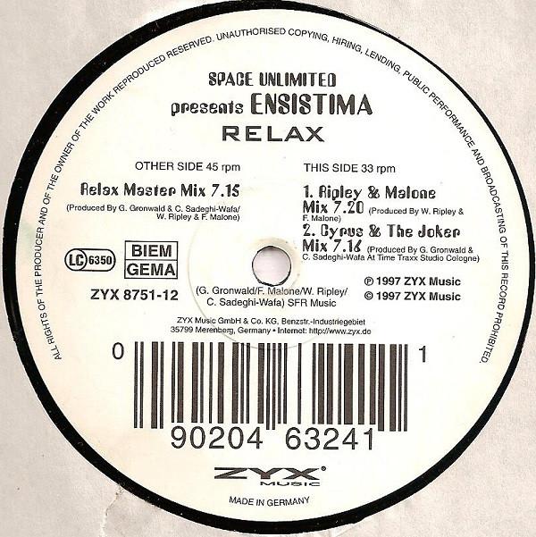 Space Unlimited (2), Ensistima - Relax