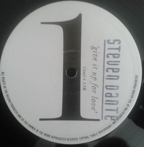 Steven Dante - Give It Up For Love