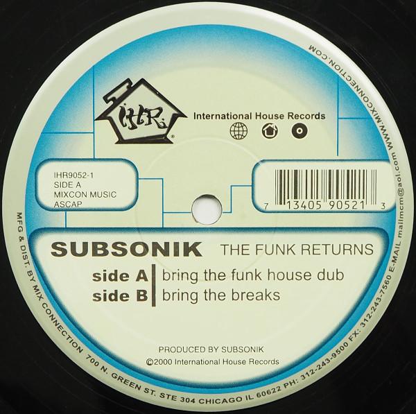 Subsonik - The Funk Returns