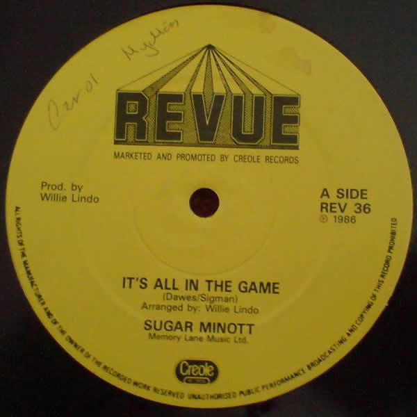 Sugar Minott - It's All In The Game
