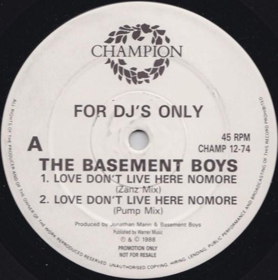 The Basement Boys - Love Don't Live Here No More