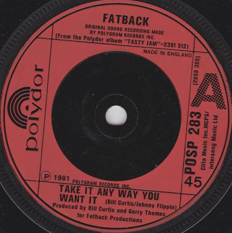The Fatback Band - Take It Any Way You Want It