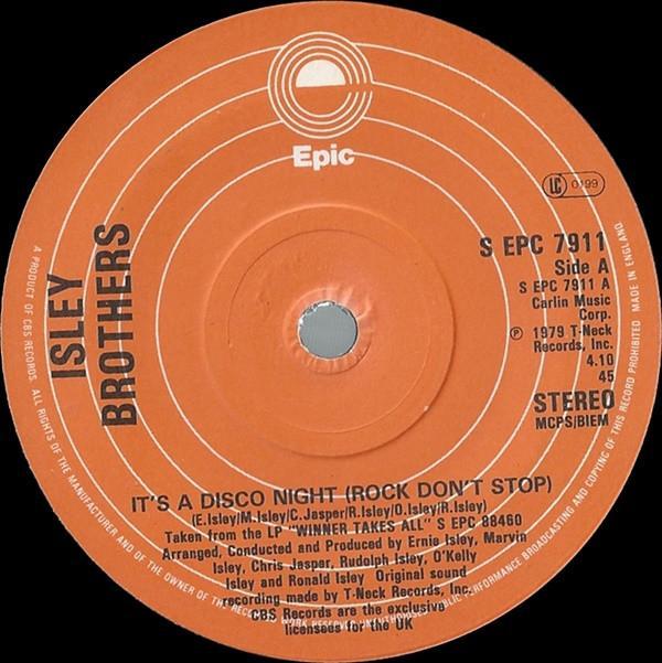 The Isley Brothers - It's A Disco Night (Rock Don't Stop)