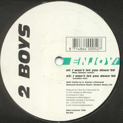 Two Boys - I Won't Let You Down '98