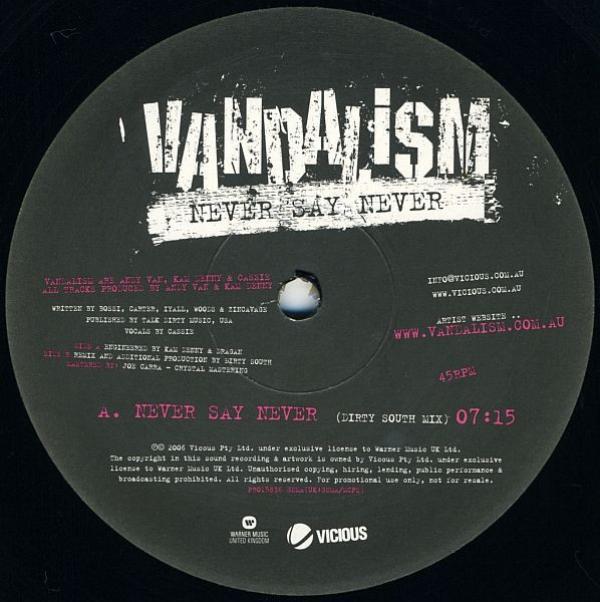 Vandalism (2) - Never Say Never