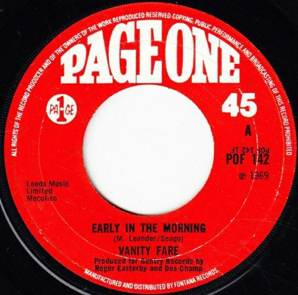 Vanity Fare - Early In The Morning